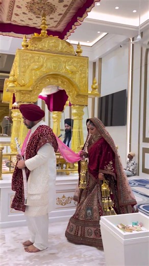 A Divine Beginning | A Punjabi Wedding in the Gurudwara #wedding #love #couple #fun #god #trending