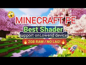 Minecraft PE best Shader ll For Low Device #minecraft