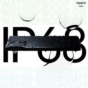 Your phone is not waterproof, it’s water-resistant ❌💧 👉 It means that the device can resist the penetration of water up to a point defined by its 𝗜𝗣 𝗿𝗮𝘁𝗶𝗻𝗴 For example, #OPPOFindX5Pro is rated IP68 and can be submerged in water with a depth of 1.5 meters for up to 30 min Share your device IP rating in the comments ⤵️ *All tests were conducted in a lab environment. Do not try to test it at home. The water resistance may decrease over time as a result of normal wear. More details: https: