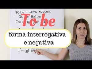 To be = to be in English - INTERROGATIVE and NEGATIVE form