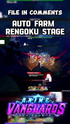 Rengoku Autofarm Guide for Anime Vanguard Players