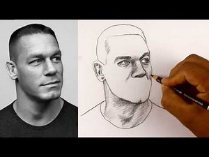 How to Draw John Cena Step by Step | John Cena WWE | Easy Pencil Sketch