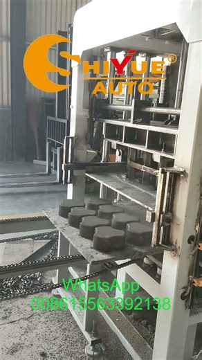 QT4 15 interlocking brick making machine automatic