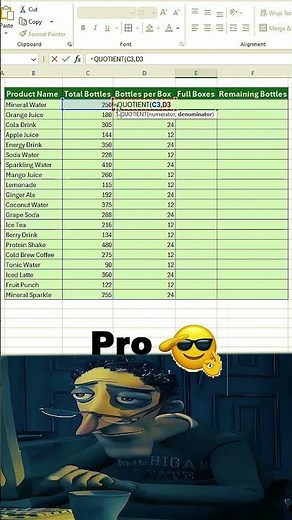 How Many Boxes? 📦 Excel Packaging Trick! #shorts