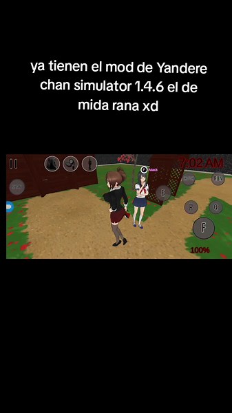 Actualización de Mida Rana en Yandere Simulator