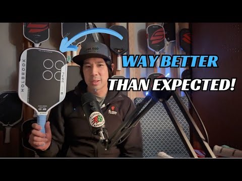 Holbrook Fuze - The Most Natural Feeling Paddle! Perfect for 3.0-4.0 Players