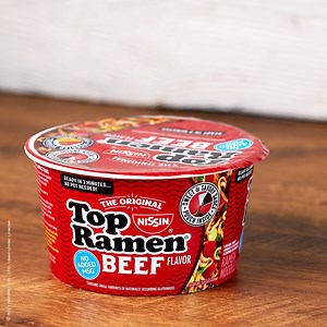 Guess who’s back?! Our friend Gudetama is eggs-cited to be chilling out with Top Ramen and is in stores for a limited time only! Tag us in your #gudetamaxtopramen pics for a chance to be featured. | Original Top Ramen