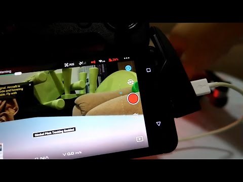DJI Spark - How to control gimbal pitch by tilting the remote controller