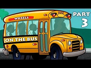Wheels On The Bus Part 3 | 15 mins Compilation | 3D Animated Songs For Kids | Nursery Rhymes