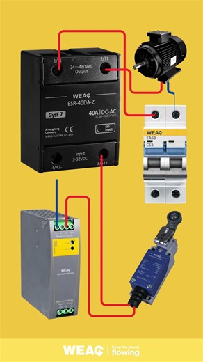 Silent Journey Controller: Solid State Relay for Position-Based Motor Drive.