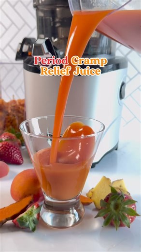 35K views · 567 reactions | Period Cramp Relief | Juicing Tutorials | Facebook