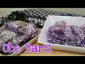 Ube Bars | Homemade Ube Bars| Ube Bars Recipe| Yiyi's Delights