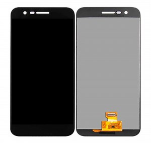 LCD with Touch Screen for LG K10 2017 - Gold (display glass combo folder)