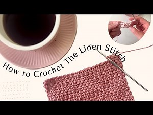How to Crochet The Linen Stitch (Moss Stitch) | Learn to Crochet with Modern Made
