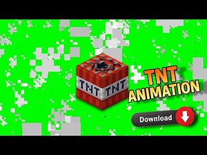 Minecraft TNT Explosion Green Screen – Free VFX Overlay!