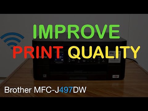 Brother MFC-J497 Improve Print Quality..
