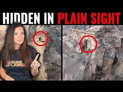 Drone Footage Reveals A Mysterious Entrance High Up On The Mountains