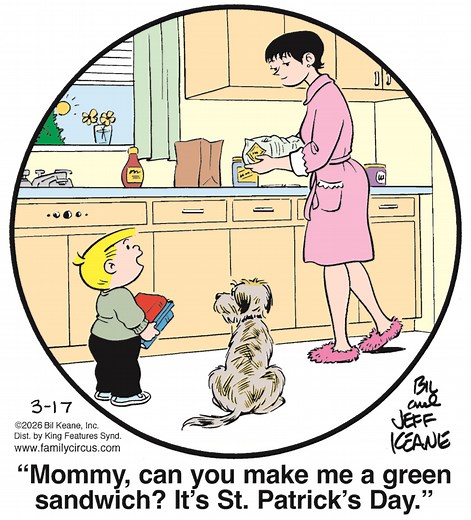 The Family Circus Comic Strip 2026-03-17 | Comics Kingdom