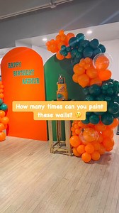 Backdrops! How many times can you paint these? I stopped counting long ago. 😬 #eventdecor #backdrops #partyideas #diy #reelstrending | The Sweet Space