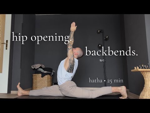 Hatha Yoga for Hip Opening & Backbends | 25 Minutes