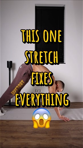 This one stretch fixes everything!😱 #FullBodyStretch #MobilityHack #StretchRoutine #HomeWorkout