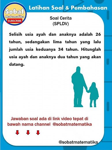 Soal Cerita SPLDV Sistem Persamaan Linear Dua Variabel #spldv #aljabar #matematikasmp