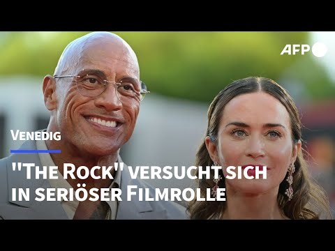 Dwayne "The Rock" Johnson versucht sich in seriöser Filmrolle | AFP