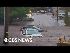 California mudslides damage homes and bury cars