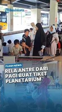 TIM Planetarium Visitors Queue From 7 AM to Afternoon to Watch Show