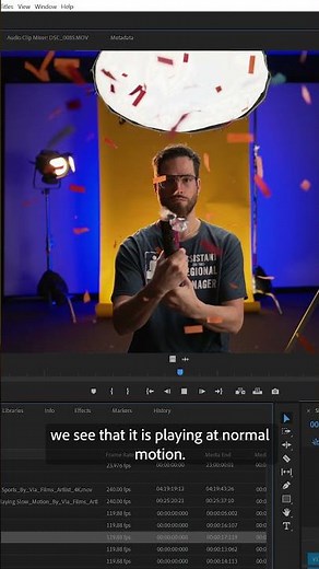 Slow High Frame Rate Footage in #PremierePro with ‪@filmriot‬ #shorts