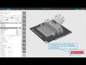 Orca Slicer / Bambu Studio - RAFT layers may need to be removed in some scenarios!