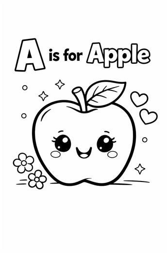 Alphabet Coloring Pages A-Z Printable, ABC Coloring Book for Kids, Preschool Learning Worksheets, Toddler Activity Pages, Download PDF - Etsy