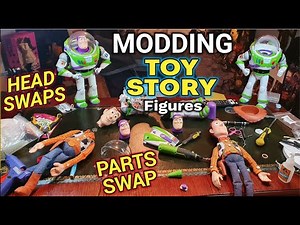 TOYS STORY BUZZ AND WOODY HEAD SWAP PLUS MORE MODDING