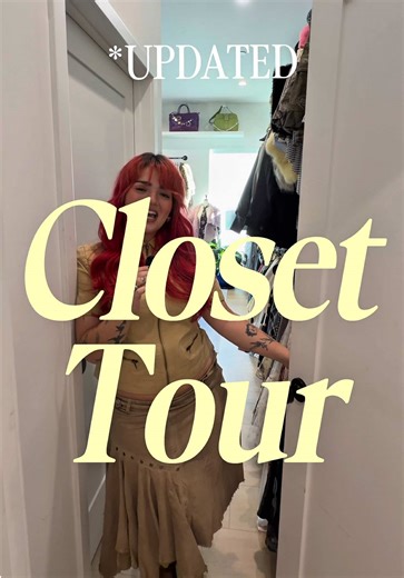I heard the girls wanted an updated closet tour 🧐 #closettour #fashiontok #dreamcloset #outfitinspo