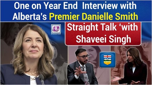 One on One Year Round Interview with Alberta’s Premier Danielle Smith | Shaveei (Harvind) Singh