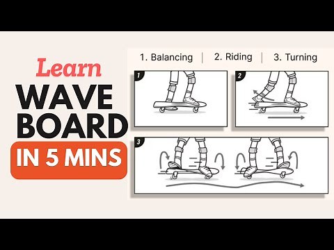 How to learn Wave board in just 5 minutes