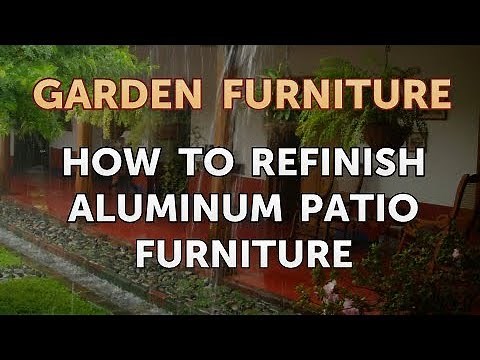 How to Refinish Aluminum Patio Furniture