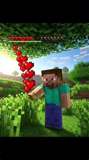 Minecraft Touch Grass lose hearts
