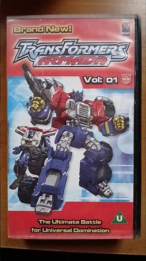 Transformers Armada VHS Tape #transformerscartoon #transformerscollection #transformersarmada