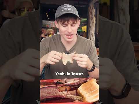 Surprise meat at a Texas BBQ!