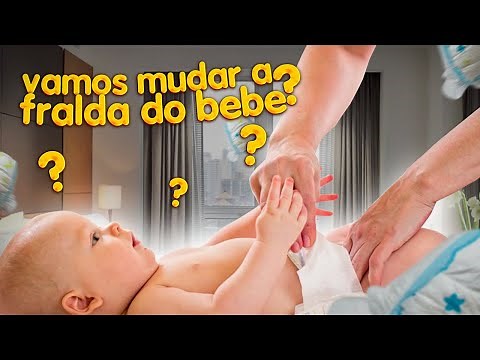 PASSO A PASSO PARA TROCAR A #FRALDA DO #BEBÊ