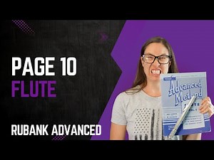 Rubank Advanced Method Flute Volume 1: D Minor & G Major Scales (Page 10)