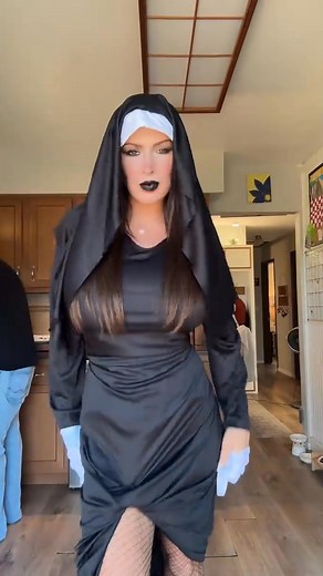 1.9K views · 29 reactions | I make a fun nun! Not meaning to upset anyone. It s just a joke. #halloween #nun #fblifestyle | Bill Garner | Facebook
