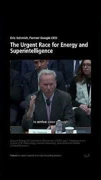 Eric Schmidt - The AI revolution is accelerating — faster than most realize.