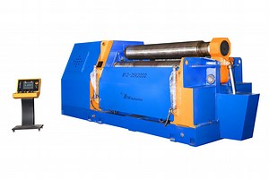 [Hot Item] W12-25X2000 PLC Controlled CNC Four Rollers Rolling Machine with Pre-Bending Function