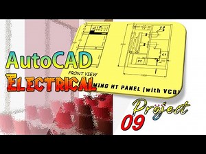 HT Panel Front view drawing-Part-01 with AutoCAD 2D । AutoCAD Electrical Project । Autodesk 2020