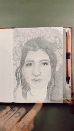 Drawing Sierra Ferrell #drawing #sierraferrell #blackwingpencils #paperrepublic