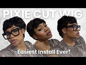 First Time Installing a Pixie Cut Wig? (EASY Beginner Tutorial!)