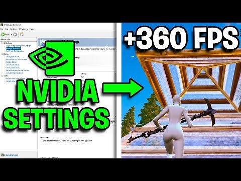 BEST Nvidia Control Panel Settings for Fortnite! (MAX FPS)