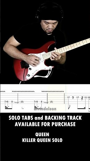 QUEEN'S KILLER QUEEN GUITAR SOLO TABS